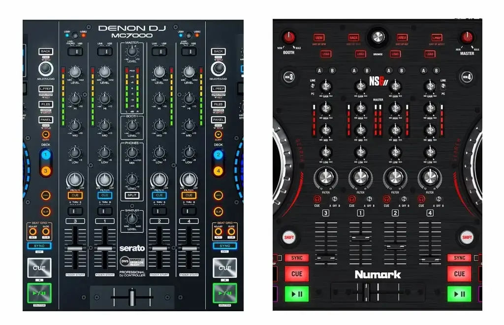 Numark NS6II Denon MC7000