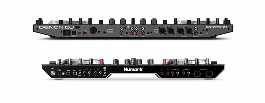 wejścia NS6II i mc7000